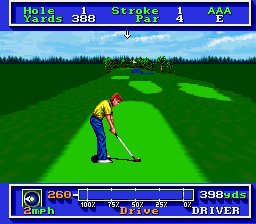 PGA Tour Golf (Japan) In game screenshot